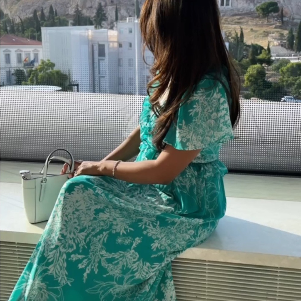 Aqua dress